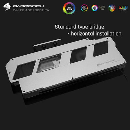 FormulaMod Barrow RTX 2080 full-cover GPU waterblock — silent local AI workload cooling (view 6)
