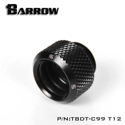 Barrow TBDT-C99 T12, OD12mm Hard Tube Fittings, G1/4 Adapters For OD12mm Hard Tubes | Water Cooling Fitting