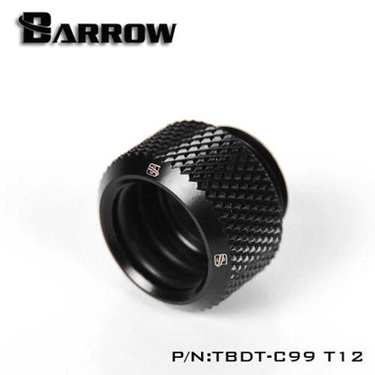 Barrow TBDT-C99 T12, OD12mm Hard Tube Fittings, G1/4 Adapters For OD12mm Hard Tubes | Water Cooling Fitting