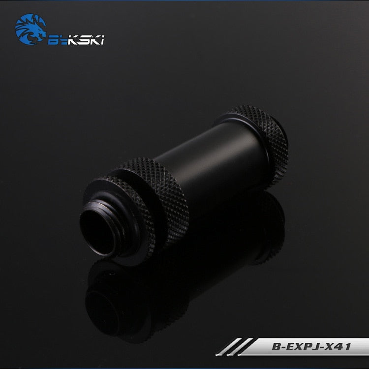 Bykski B-EXPJ-X41, 41-69mm Male To Male Variable Length Fittings, Multiple Color G1/4 Male To Male Fittings, For SLI CF