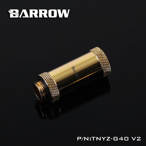 Barrow TNYZ-G40V2, 40mm Male To Female Extender Fittings, G1/4 Male To Female Water Cooling Fittings | Water Cooling Fitting