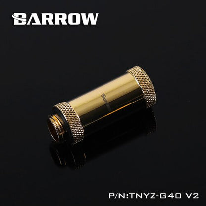 Barrow TNYZ-G40V2, 40mm Male To Female Extender Fittings, G1/4 Male To Female Water Cooling Fittings | Water Cooling Fitting