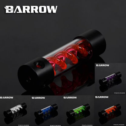 Barrow TLYK-205 Multi-colored Virus-T Cylinder Water Reservoir , Water Cooling tank, come with UV/White lighting