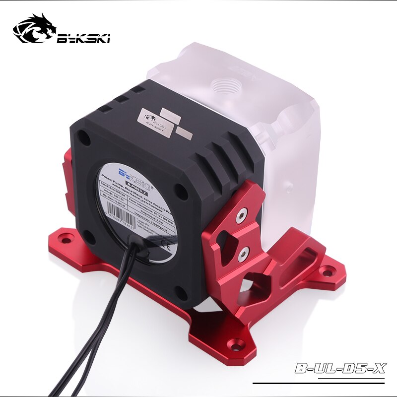Bykski B-UL-D5-X, D5 Pump With Bracket & Armor, Aluminum Alloy Bracket And Armor, Head 3.8 Meters, Flow | Water Cooling Pump