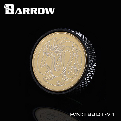 Barrow TBJDT-V1 White Black Silver Gold G1 / 4 " Special Edition Hand tighten water stop Water | Water Cooling Fitting