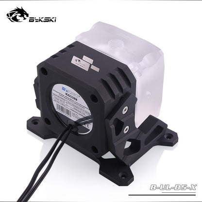 Bykski B-UL-D5-X, D5 Pump With Bracket & Armor, Aluminum Alloy Bracket And Armor, Head 3.8 Meters, Flow | Water Cooling Pump