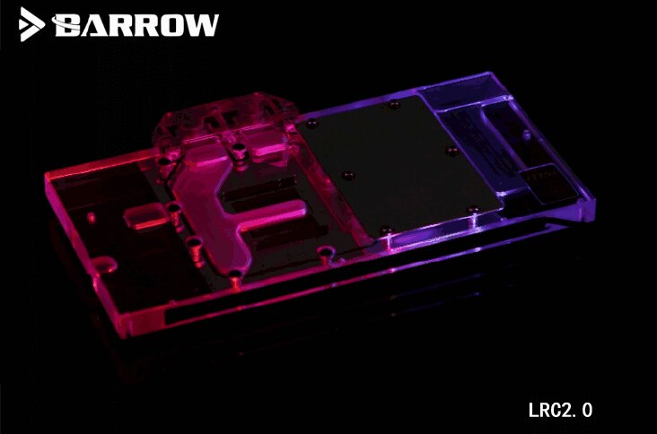 Barrow BS-NVG1080T-PA LRC RGB v1/v2 Full Cover Graphics Card Water Cooling Block for Founder | Water Cooling Block