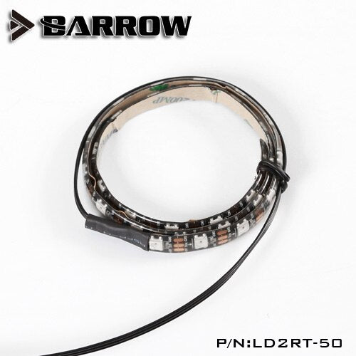 Barrow LD2RT-50/100, LRC2.0(5v 3pin) Lighting Strips, Reserovir Strips, Case built-in, Self-adhesive Soft , Can Trim Length