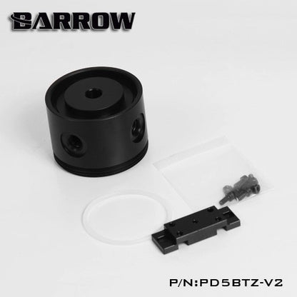Barrow YKD5BTZ-V2/PD5BTZ-V2 POM/PMMA Acrylic water pump top for D5 / MCP655 serise pump computer water | Water Cooling Pump