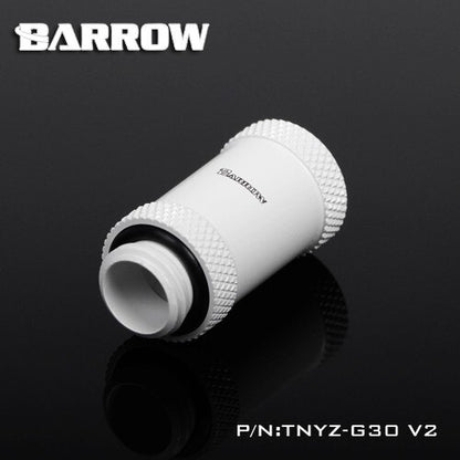 Barrow TNYZ-G30V2, 30mm Male To Female Extender Fittings, G1/4 Male To Female Water Cooling Fittings | Water Cooling Fitting