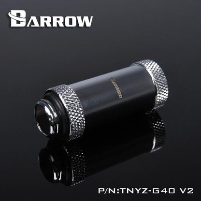 Barrow TNYZ-G40V2, 40mm Male To Female Extender Fittings, G1/4 Male To Female Water Cooling Fittings | Water Cooling Fitting