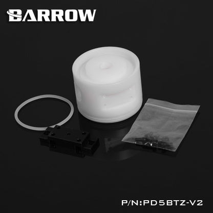 Barrow YKD5BTZ-V2/PD5BTZ-V2 POM/PMMA Acrylic water pump top for D5 / MCP655 serise pump computer water | Water Cooling Pump