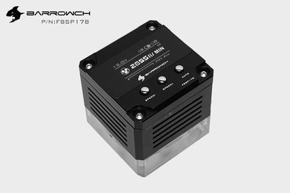 Barrow ch FBSP17B, 17W PWM Intelligent Pump, OLED Digital Display, DDC Series, Manual And PWM Speed | Water Cooling Pump
