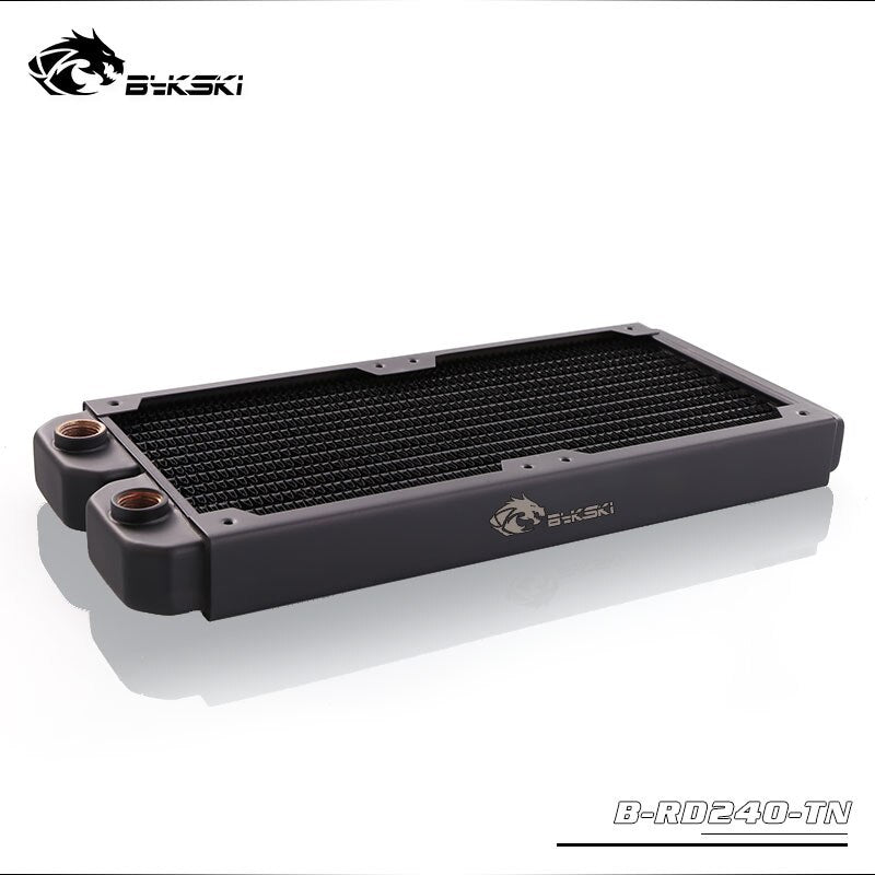 Bykski B-RD240-TN, 240mm Single Row Radiators, 29mm Thickness, Standard Water Cooling Radiators , | Water Cooling Accessory