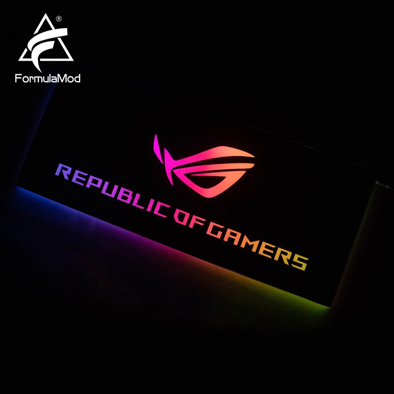 FormulaMod Fm-DB, Gpu Decorative Backplate, With 5v 3pin Lighting LED Acrylic Backplane, Can Sync To | RGB Lighting