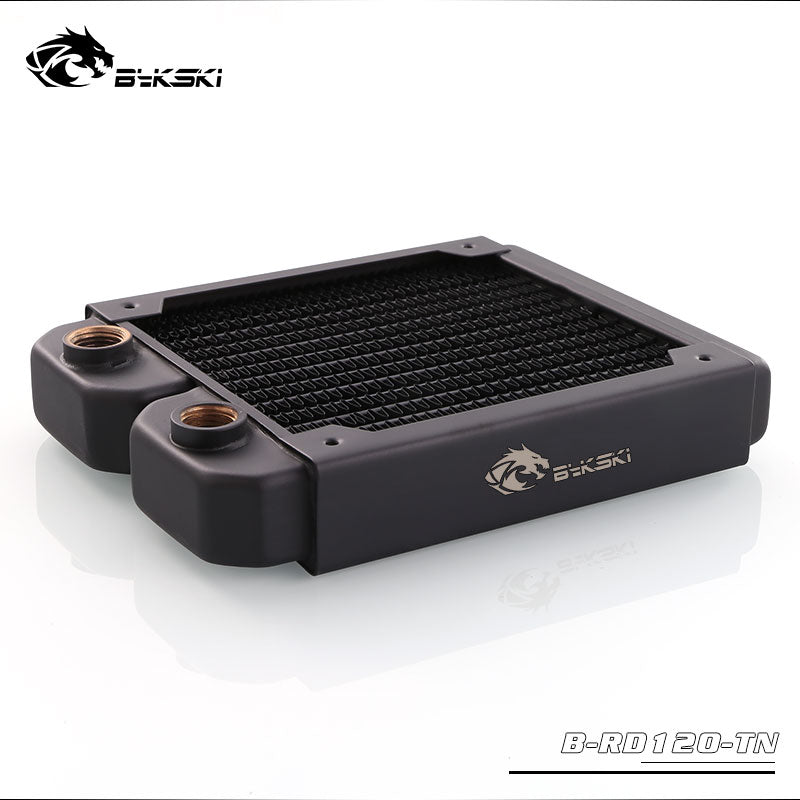 Bykski B-RD120-TN, 120mm Single Row Radiators, 29mm Thickness, Standard Water Cooling Radiators , | Water Cooling Accessory