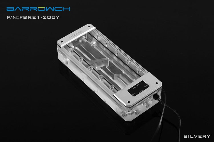 Barrowch FBRE1-Y, BoxFish Reservoirs , LRC 2.0, Acrylic Square Smart Digital Reservoirs , Real-time Temperature