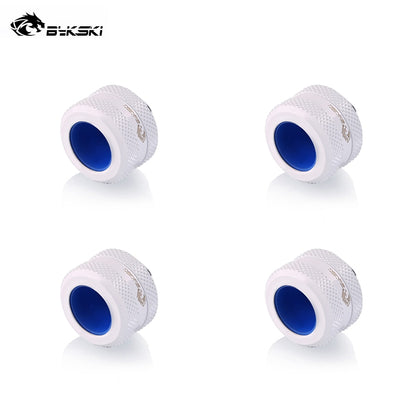 Anti-Off Type Hard Tube Fitting Bykski With Enhanced Silicone G1/4" Adapter For OD12mm / OD14mm / OD16mm Rigid Pipe Component