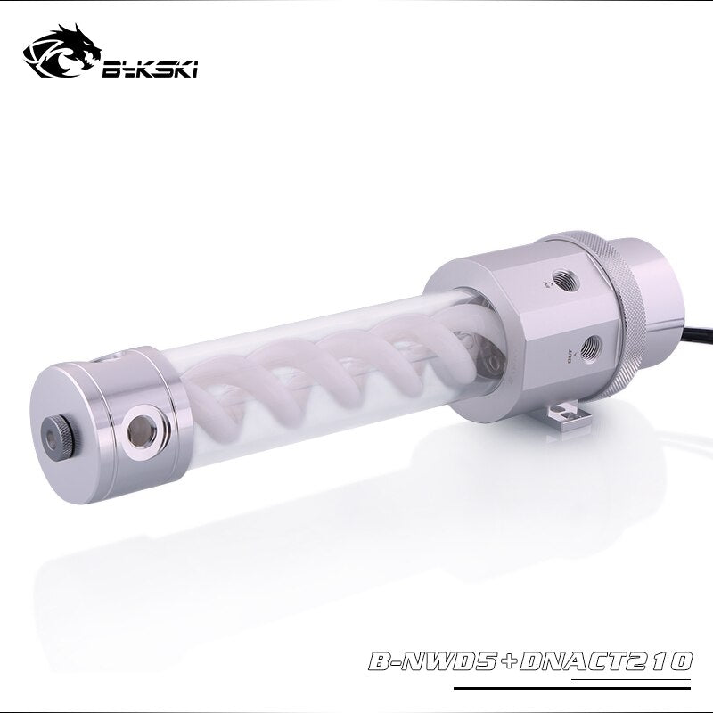 Bykski B-NWD5+DNACT, Bykski D5 Series Pumps With Virus-T Reservoir, 140/210mm, Maximum Flow | Water Cooling Reservoir
