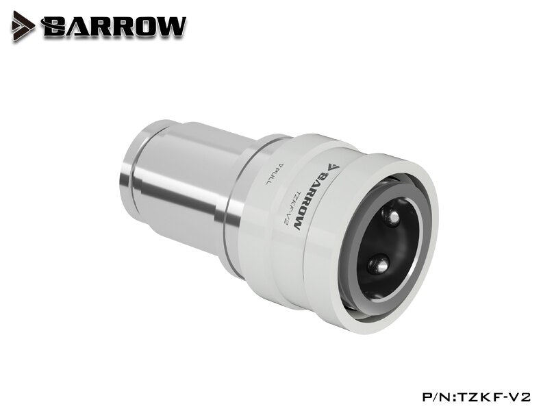Barrow TZKF-V2 Black Silver water cooling fittings sealing quick coupling female connector