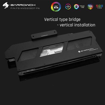 FormulaMod Barrow RTX 2080Ti full-cover GPU waterblock — silent local AI workload cooling (view 8)