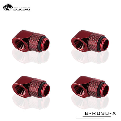 Bykski 90° Adapter Rotary Fitting Bykski G1/4" Computer Case Water Cooling Copper Equipment Adjust | Water Cooling Fitting