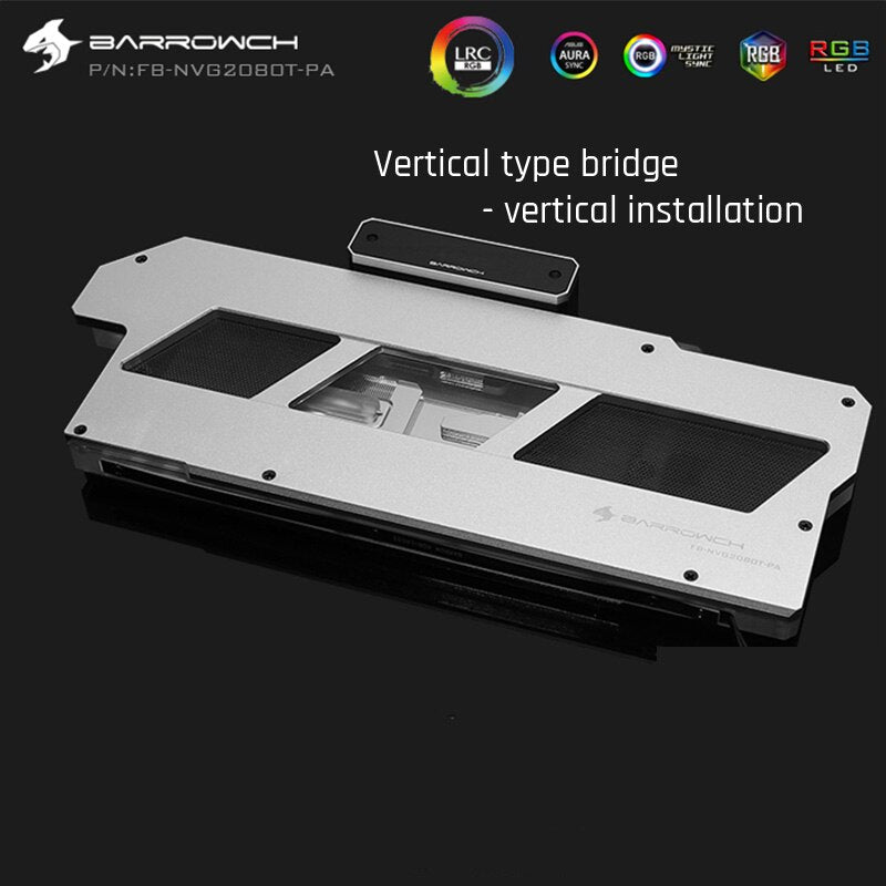 FormulaMod Barrow RTX 2080Ti full-cover GPU waterblock — silent local AI workload cooling (view 9)
