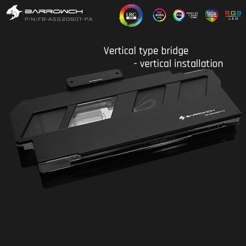 FormulaMod Barrow RTX 2080 full-cover GPU waterblock — silent local AI workload cooling (view 8)