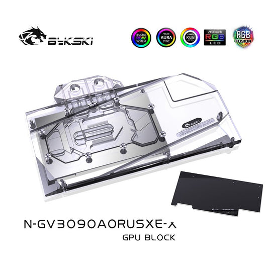 FormulaMod Bykski RTX 3090 full-cover GPU waterblock — silent AI revival for used cards