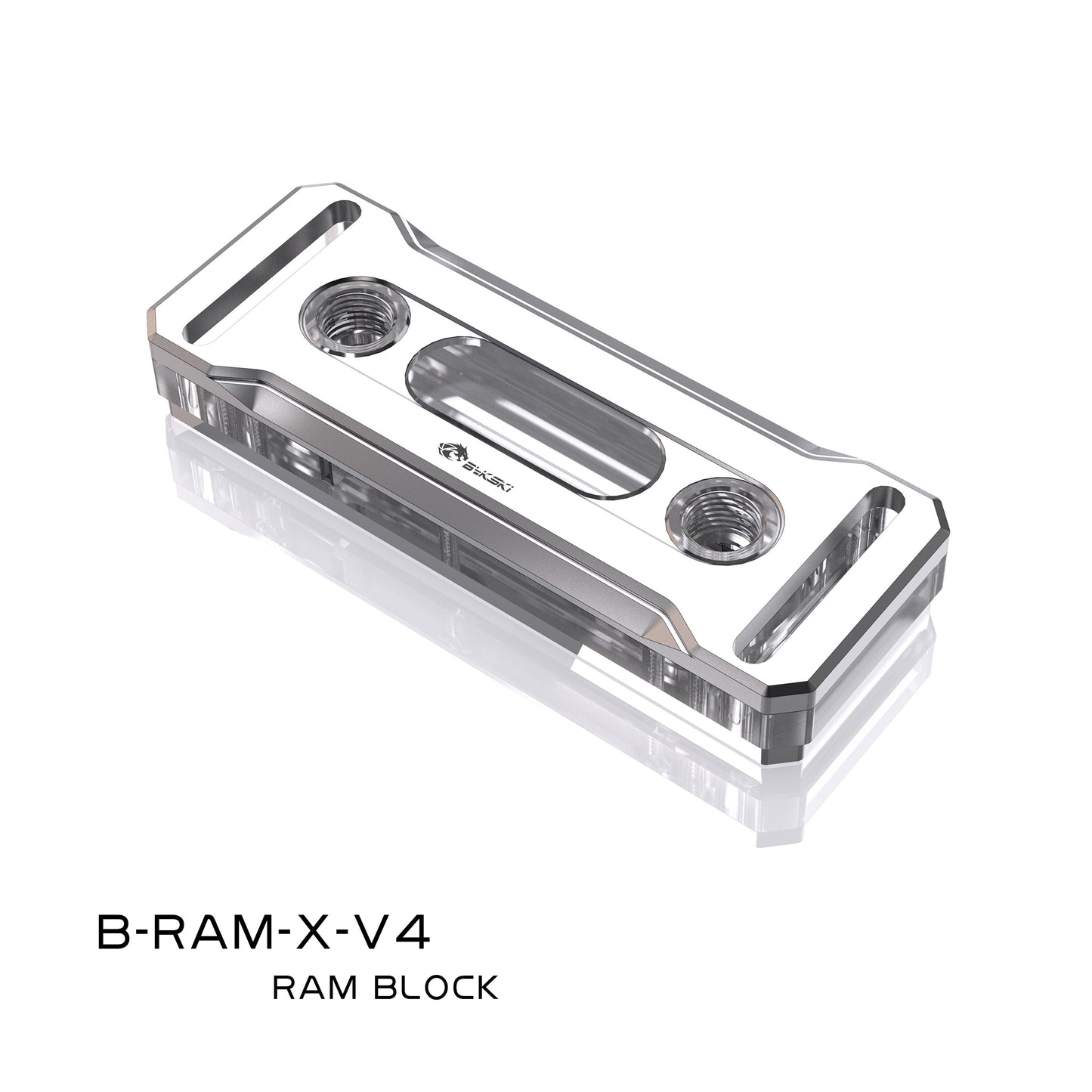 Bykski RAM Water Cooling Block Support Dual Channel Memory Cooler RAM Heatsinks RGB Radiator Copper, B-RAM-X-V4