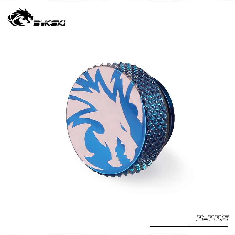Bykski B-PD5 Boutique Frost dragon , multiple colour , G1/4" water plug , for plug the outlet and change the water flow path