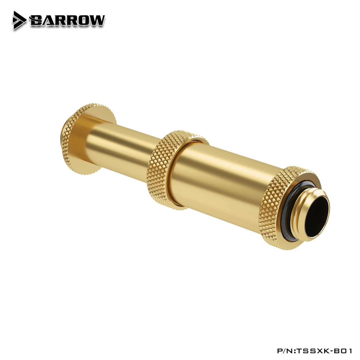Barrow White Black Silver Gold G1/4" Male to Male Rotary Connectors / Extender (41-69mm) PC water cooling system TSSXK-B01