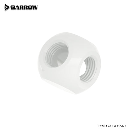 Barrow TLFT3T-A01 G1 / 4 "X3 black white silver Gold three links cubic Adaptors Water cooling accessories PC water cooling
