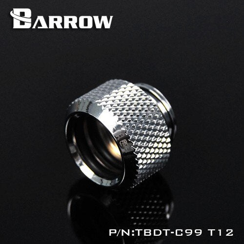 Barrow TBDT-C99 T12, OD12mm Hard Tube Fittings, G1/4 Adapters For OD12mm Hard Tubes | Water Cooling Fitting