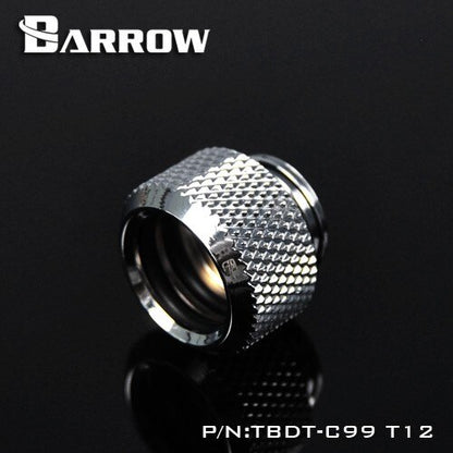 Barrow TBDT-C99 T12, OD12mm Hard Tube Fittings, G1/4 Adapters For OD12mm Hard Tubes | Water Cooling Fitting