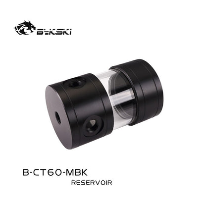Bykski Water Cooling Reservoir Tank, Length 100/150/200/260mm, Diameter 60mm, For Computer CPU GPU | Water Cooling Reservoir