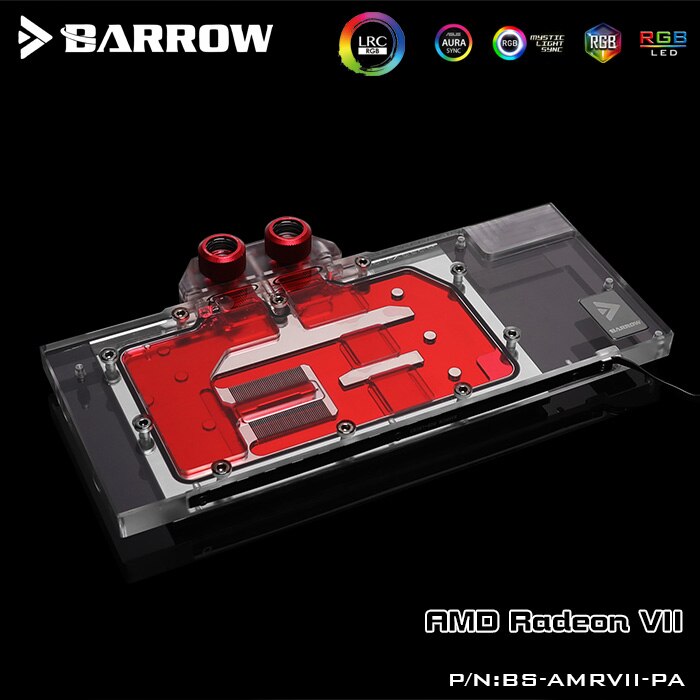 Barrow BS-AMRVII-PA, LRC 2.0 Full Cover Graphics Card Water Cooling Blocks, For AMD Founder | Water Cooling Accessory