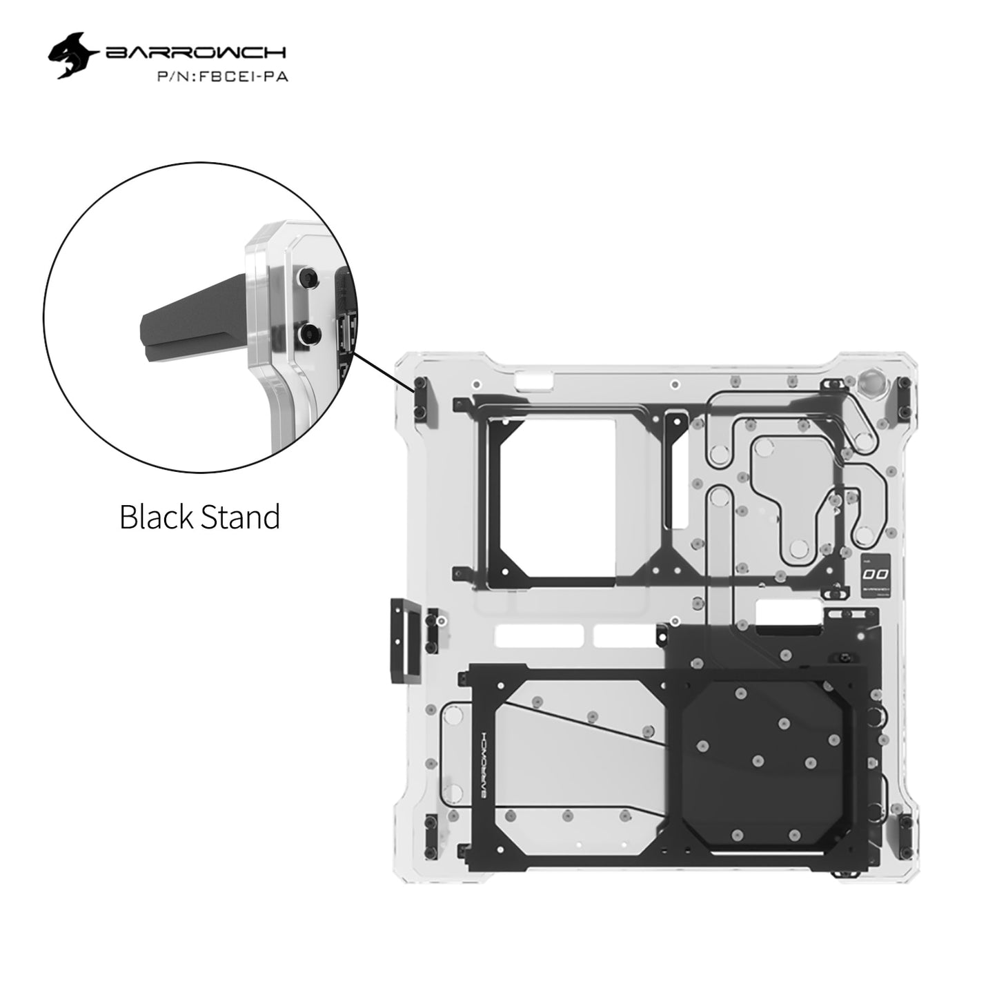Barrow ch FBCEI-PA ITX Case , Open Computer Mini Chassis , Modular Panel Case , Limited Edition Water Cooling PC | PC Case