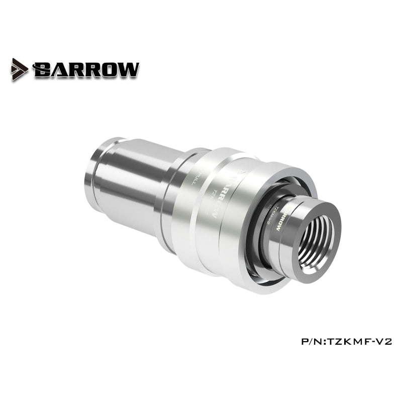 Barrow Drain Valve For Water Cooling Fittings Sealing Coupling Female Connector, TZKMF-V2