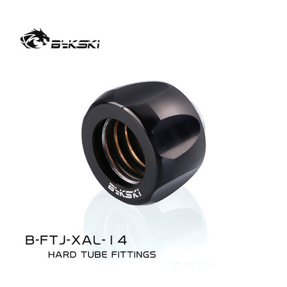 Bykski B-FTJ-XAL-14, Hard Tube Fittings, Boutique Plum Blossom, Multiple Colour , G1/4'' Fast Twist | Water Cooling Fitting
