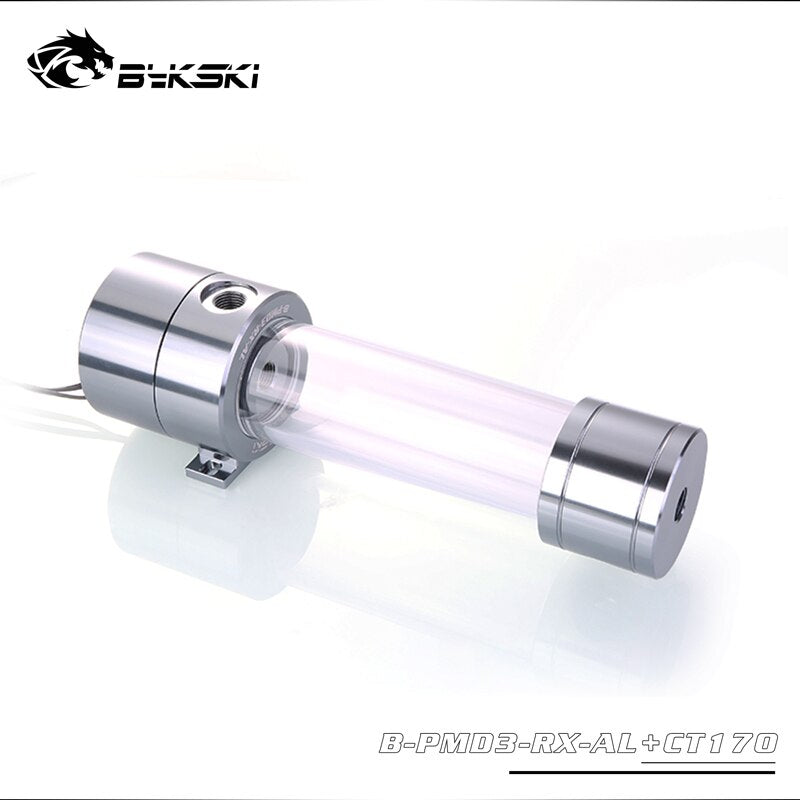 Bykski B-PMD3-RX-AL-CT, PWM DDC Pumps With 120/170/230mm Reservoir, Maximum Flow 600L/H, Maximum | Water Cooling Reservoir