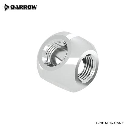 Barrow TLFT3T-A01 G1 / 4 "X3 black white silver Gold three links cubic Adaptors Water cooling accessories PC water cooling