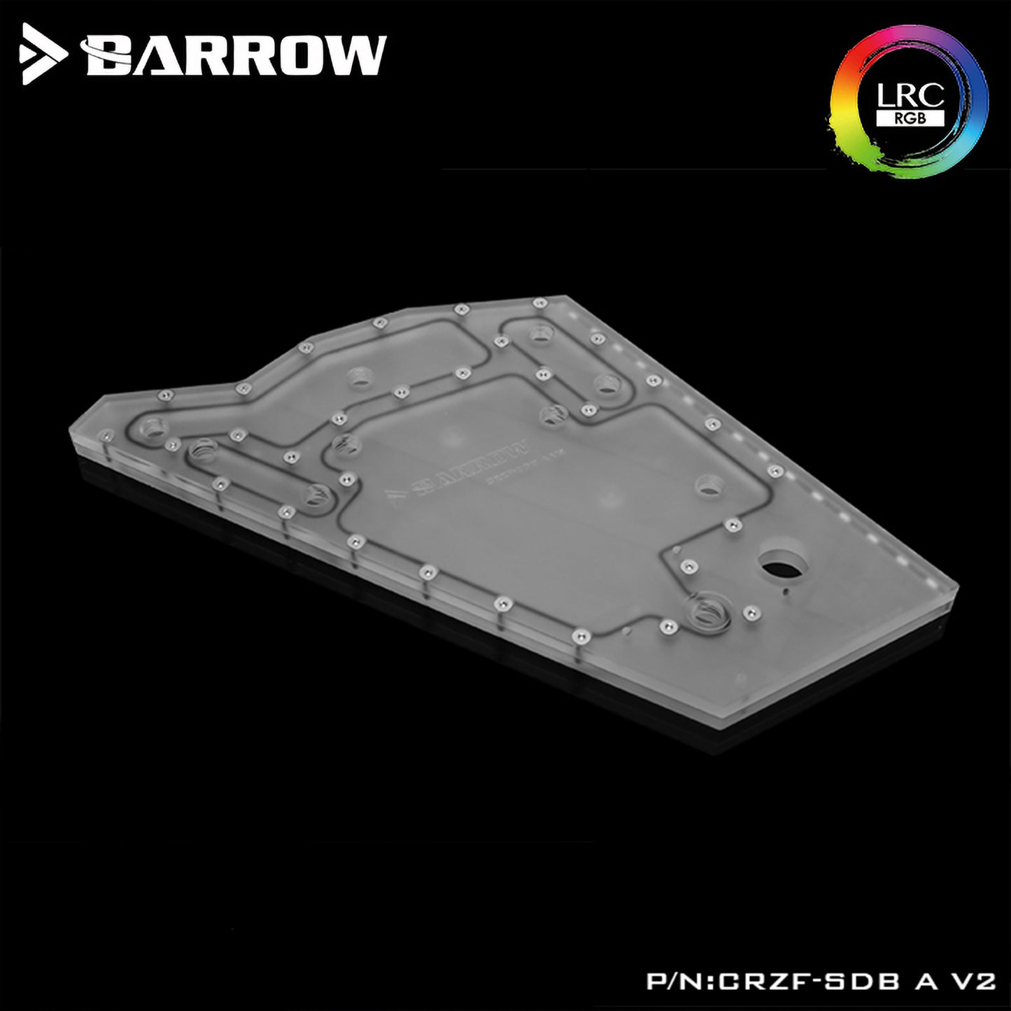 Barrow CRZF-SDB V2/CRZF-SDB A V2, Waterway Boards For Cougar Conquer Case, For Intel CPU Water Block & Single/Double GPU Building