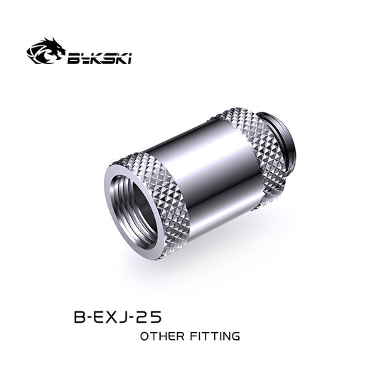 Bykski 25mm Male To Female Extender Fitting, Boutique Diamond Pattern, Multiple Color G1/4 Fitting, | Water Cooling Fitting