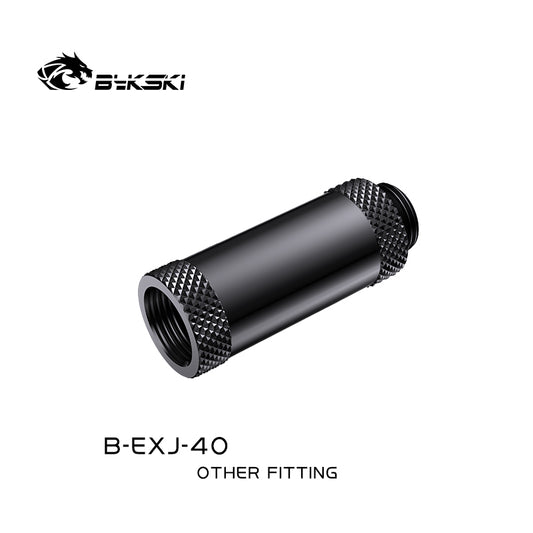 Bykski 40mm Male To Female Extender Fitting, Boutique Diamond Pattern, Multiple Color G1/4 Fitting, | Water Cooling Fitting