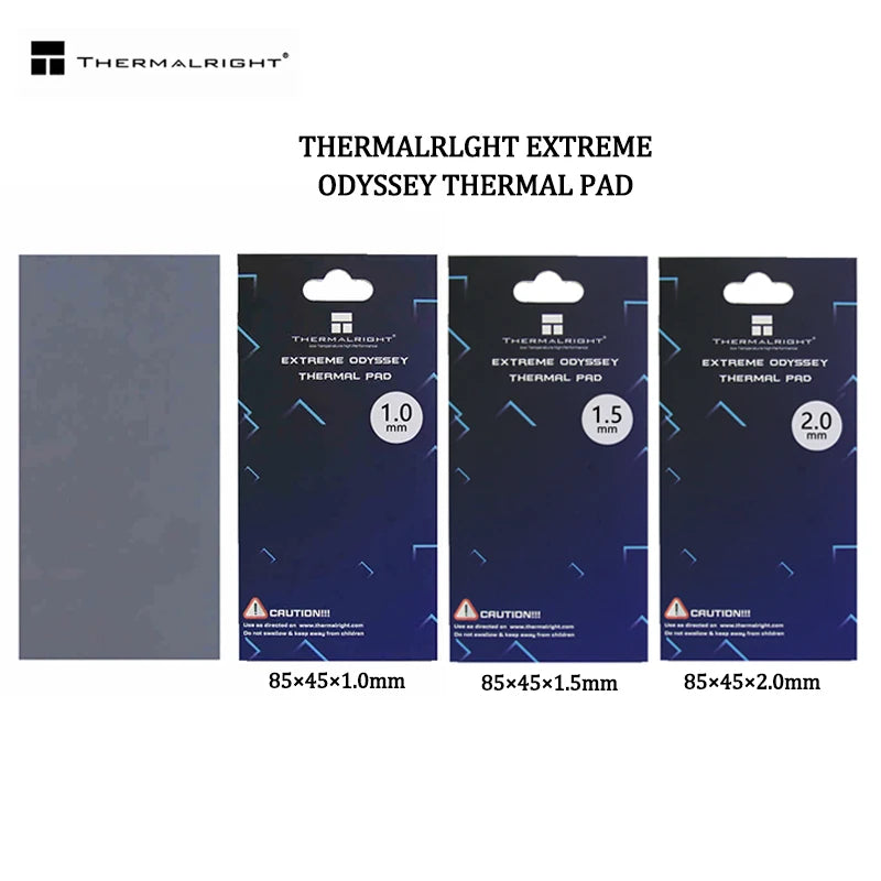 FormulaMod Thermalright Extreme Odyssey Thermal Pad 1/1.5/2mm 12.5W/mK Multifunction Insulation Pad For | Thermal Solution