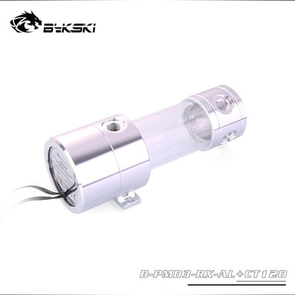 Bykski B-PMD3-RX-AL-CT, PWM DDC Pumps With 120/170/230mm Reservoir, Maximum Flow 600L/H, Maximum | Water Cooling Reservoir