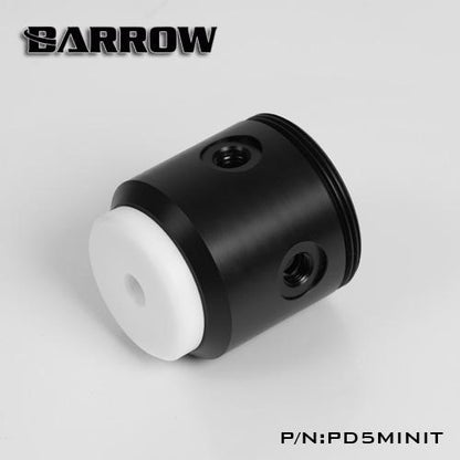 Barrow POM/PMMA acrylic water pump cover for D5 / MCP655 serise pump computer water cooling. PD5MINIT | Water Cooling Pump