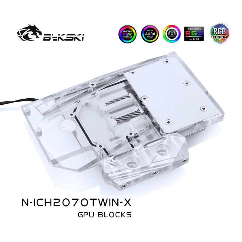 FormulaMod Bykski RTX 2070 full-cover GPU waterblock — silent local AI workload cooling (view 5)