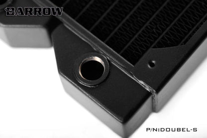Barrow Doubel-S 120, Double Wave 120mm Radiator, 34mm Thickness, Copper High-density Water Cooler, | Custom Loop Radiator